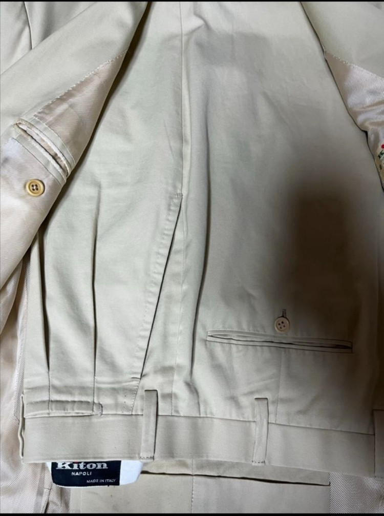 키톤(Kiton) 남성 정장 셋업 면수트--2