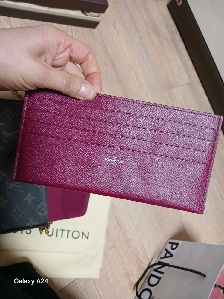 정품 루이비통 펠리시 클러치백--8