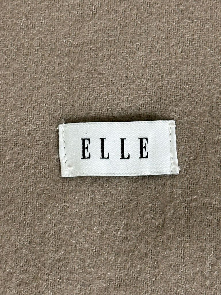 ELLE 엘르 브라운 머플러--2