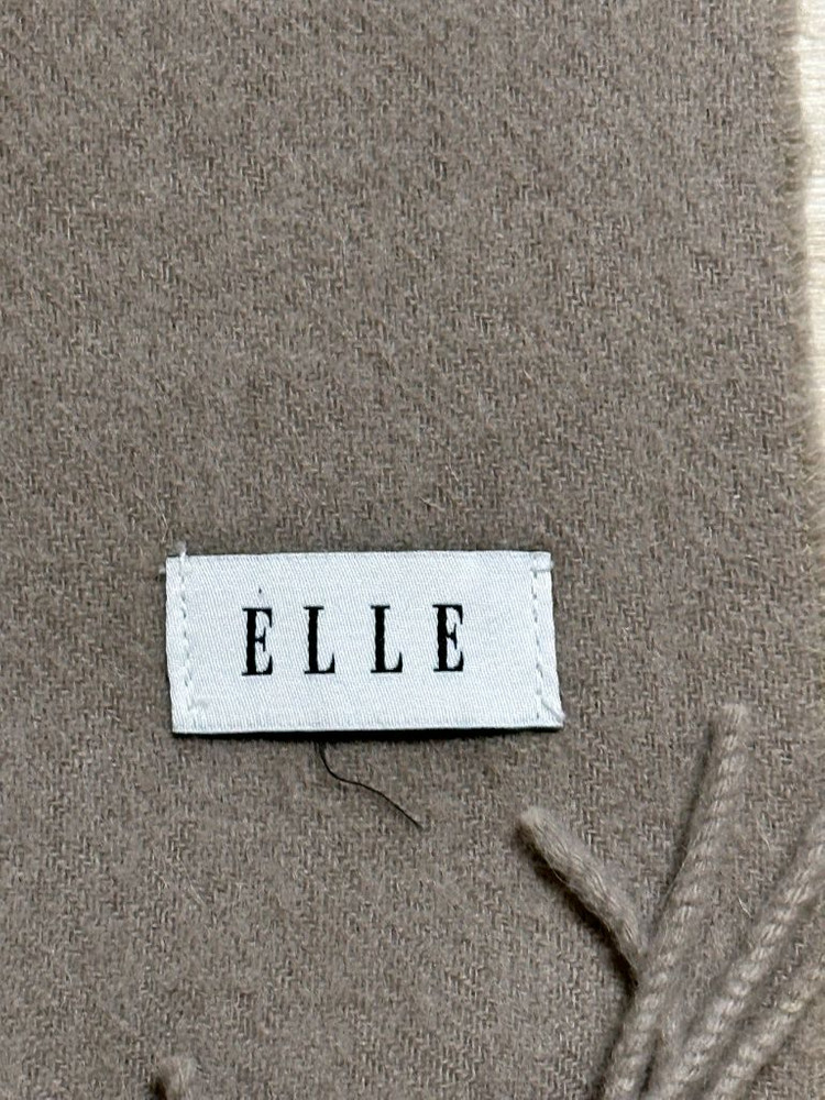 ELLE 엘르 브라운 머플러--4