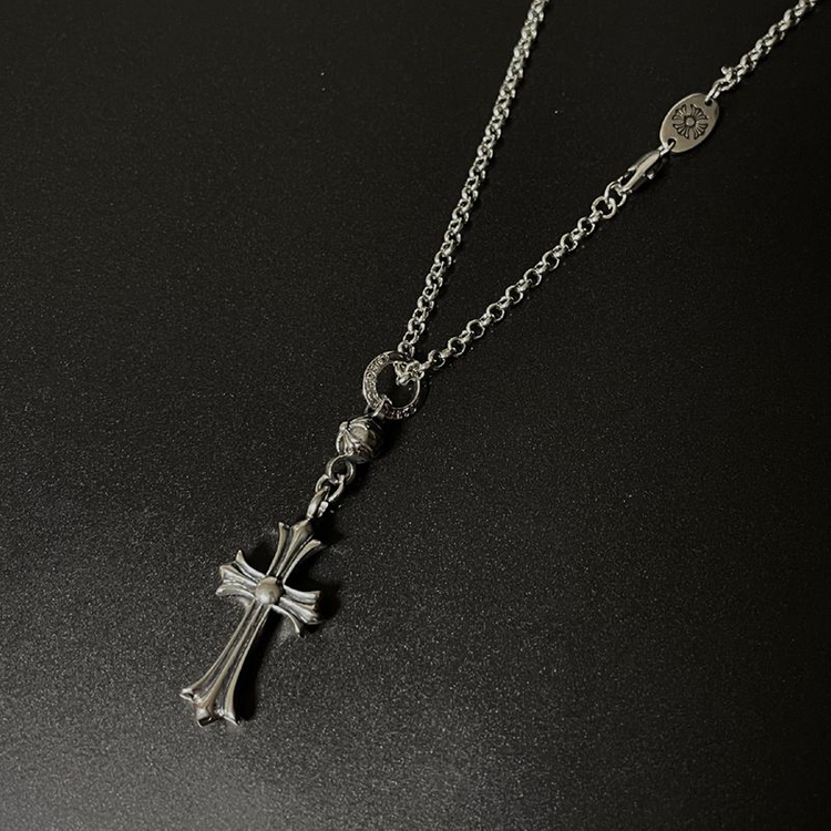 크롬하츠 십자가 목걸이--0