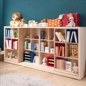 컴프프로 자작나무 슬라이딩 책장 2400