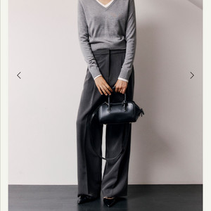 시에 릴와이드팬츠 차콜