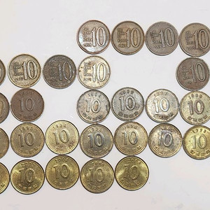 옛날동전, 구형 십원 동전 66년~ 이미지