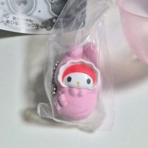 산리오 오쿠루미 베이비 아기 포대기 마스코트 피규어 가챠 마이멜로디 마멜 이미지