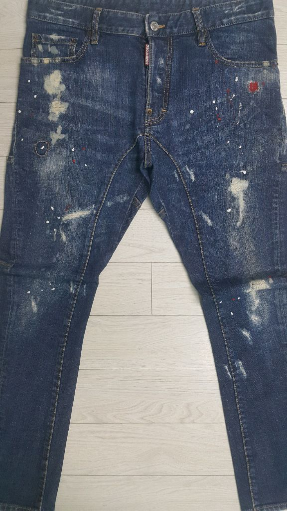 [정품] 디스퀘어드2(사방스판) 레드탭 타이티 바이커진 34인치(No.746)이태리판!--1