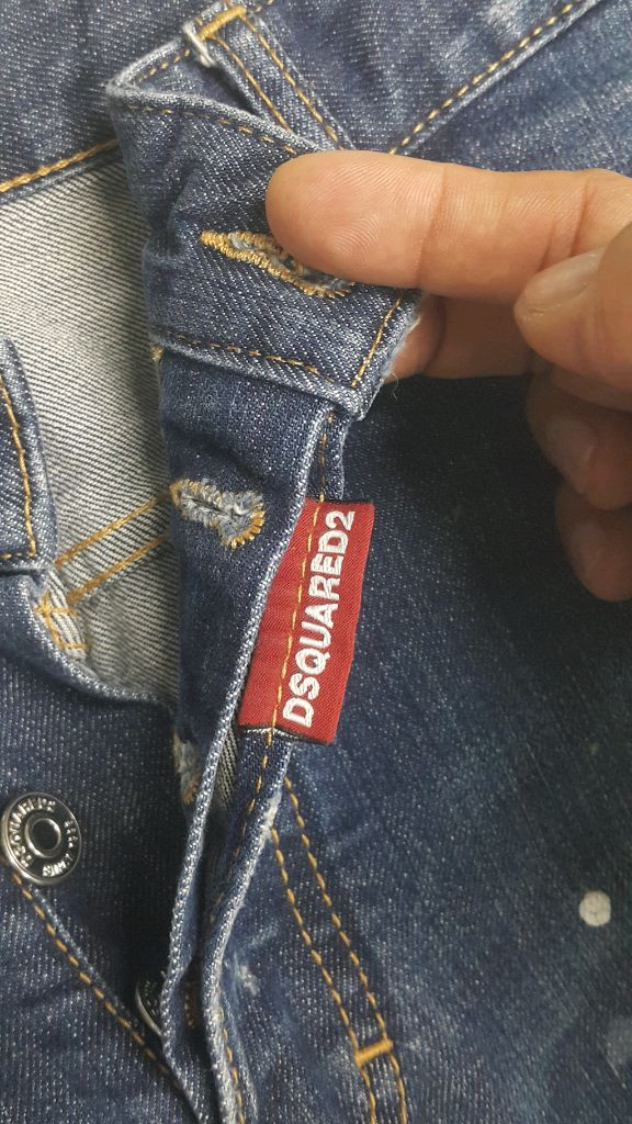 [정품] 디스퀘어드2(사방스판) 레드탭 타이티 바이커진 34인치(No.746)이태리판!--5