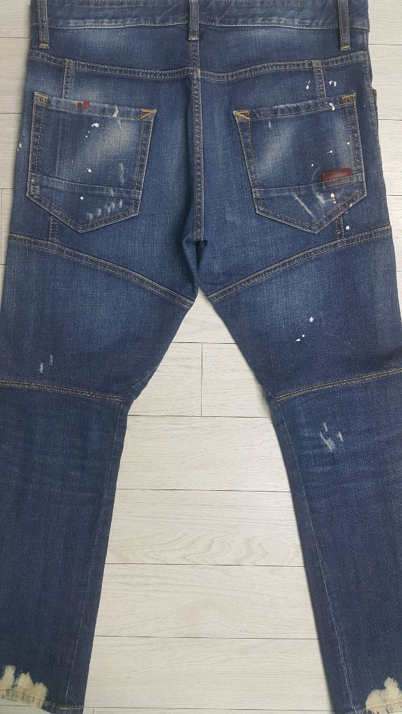 [정품] 디스퀘어드2(사방스판) 레드탭 타이티 바이커진 34인치(No.746)이태리판!--7