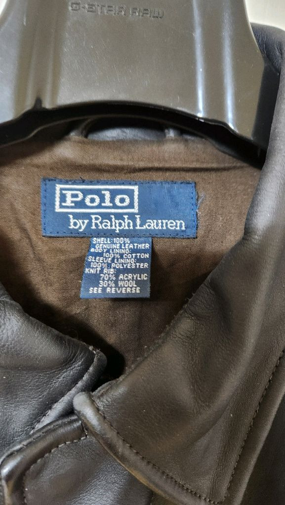 폴로 랄프로렌 A-2가죽자켓 이미지