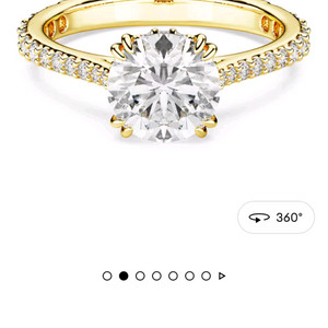 새제품)스와로브스키 칵테일 반지 58호 정품