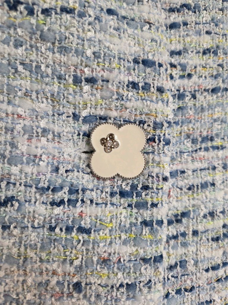 바이씨니 트위드 반팔 자켓--2