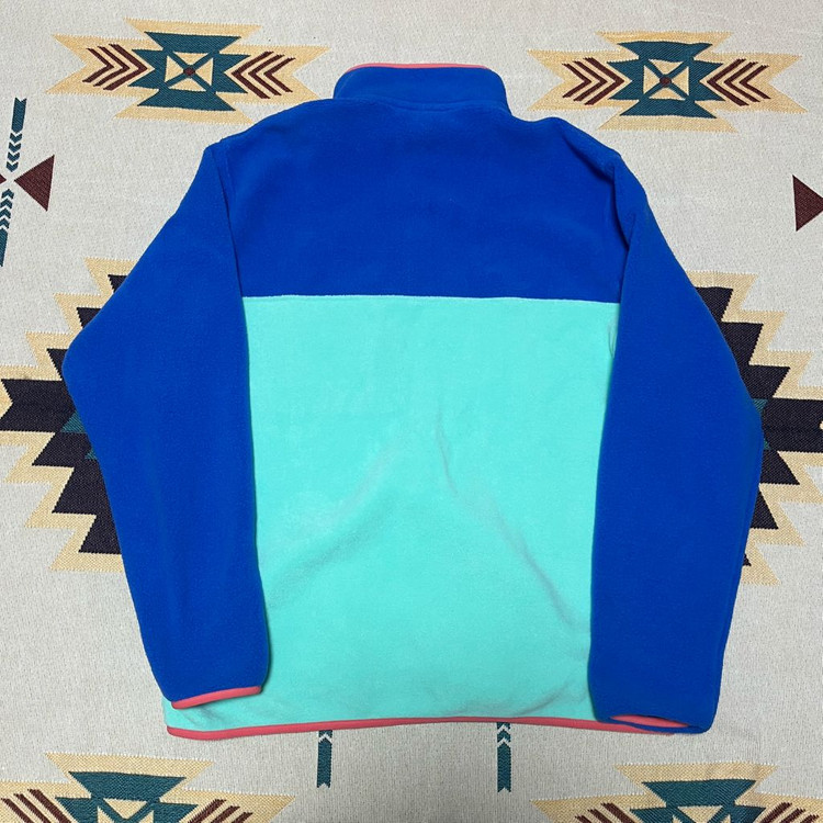 파타고니아 신칠라 투톤 컬러 스냅티 XL--5