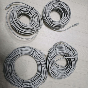 랜 케이블 14미터 4묶음