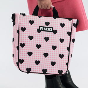 플라키키) HEART SHAKE SIDE BAG PINK 학교 보조가강