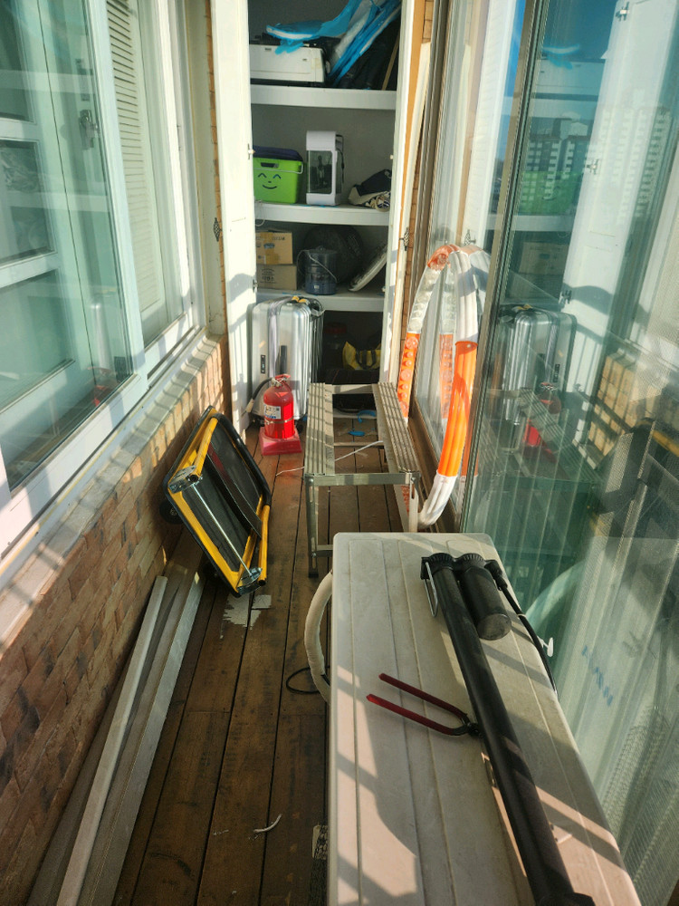 2in1 스탠드 에어컨 위니아 실외기 거치대 포함--2