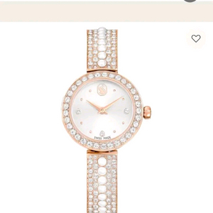 정가60만~새제품)신형 스와로브스키 진주 크리스탈 시계 정품