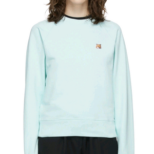 메종키츠네 폭스헤드 여우 패치 여자 맨투맨 티셔츠