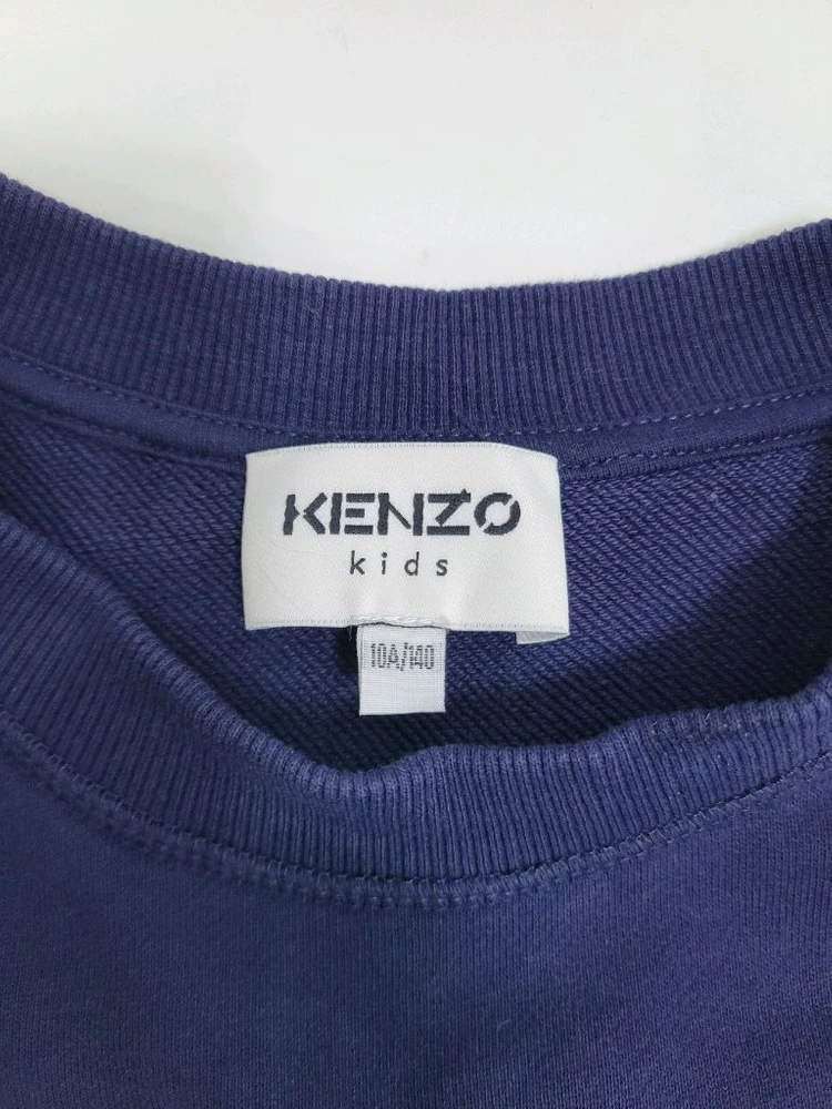 KENZO 22FW 겐조 키즈 타이거 맨투맨 / 아동 10A (140) 네이비 이미지
