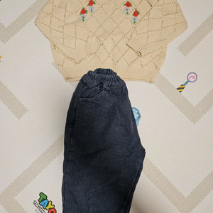 여아 니트팬츠 세트 S사이즈