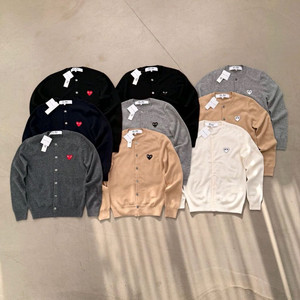 꼼데가르송 하트와펜 라운드 가디건