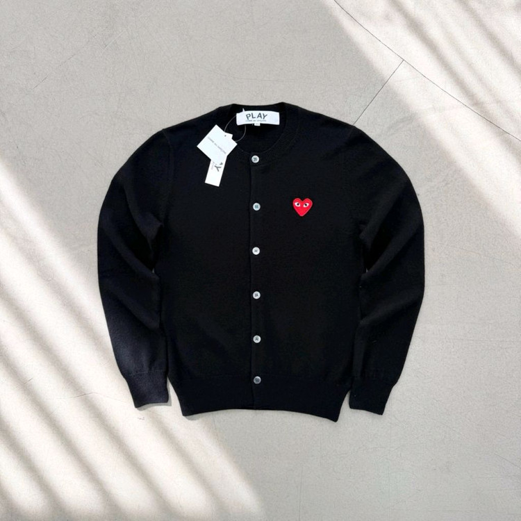 꼼데가르송 하트와펜 라운드 가디건--6
