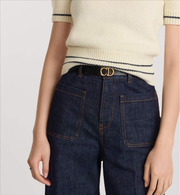 디올 새들벨트 2센티 70사이즈--1