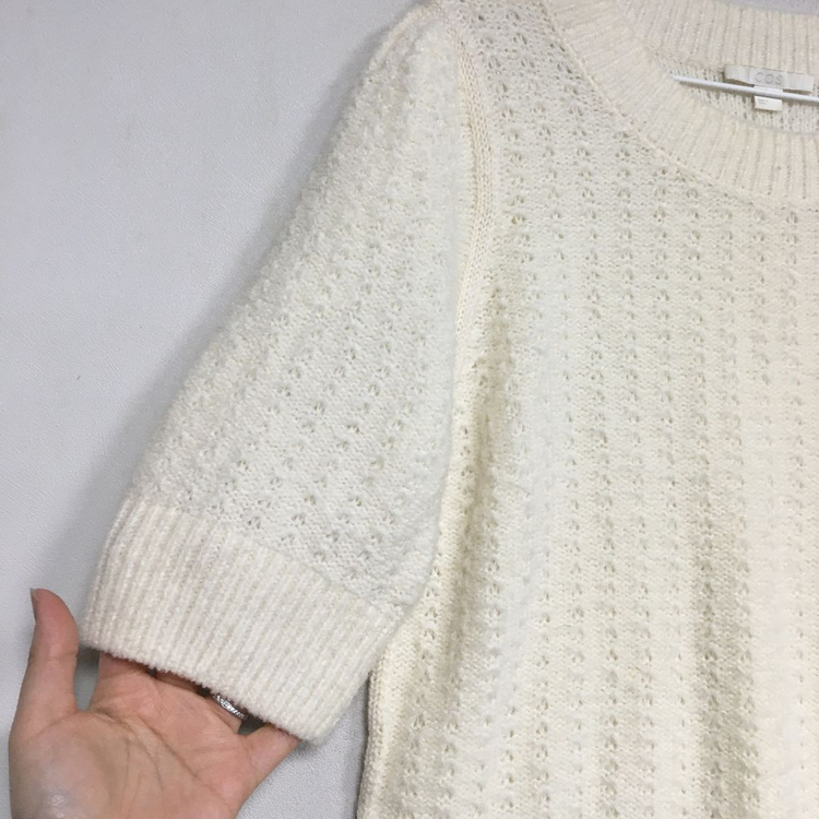 COS 코스 슬리브 니트 탑 M--2