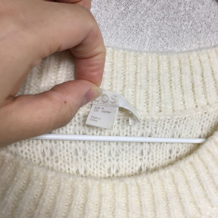 COS 코스 슬리브 니트 탑 M--3