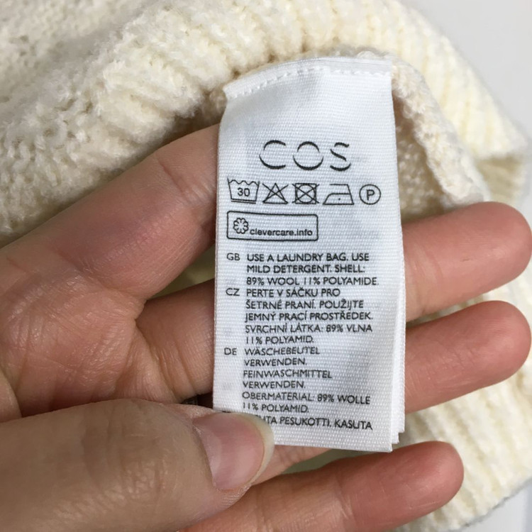 COS 코스 슬리브 니트 탑 M--4