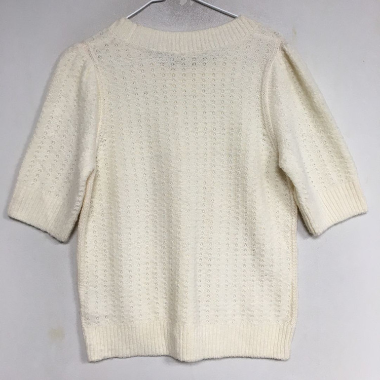 COS 코스 슬리브 니트 탑 M--6