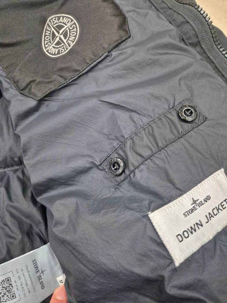 25~26fw 스톤아일랜드 크링클랩스 롱패딩 블랙 M 이미지