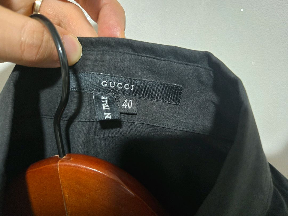 구찌 블랙 정품 셔츠 40 새상품--1