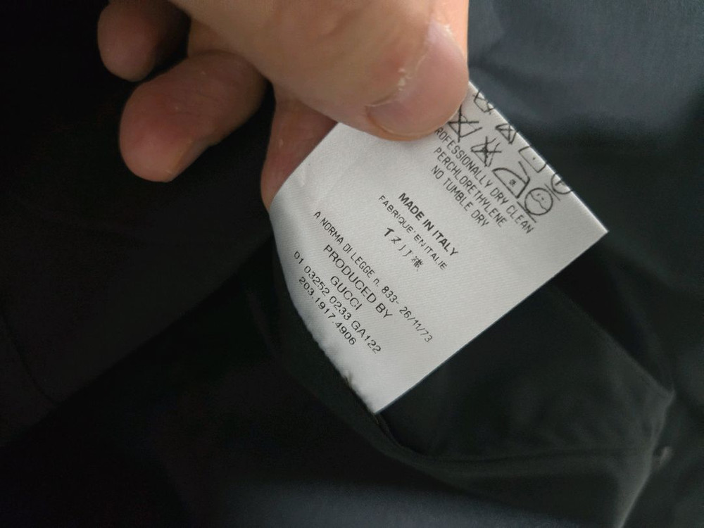 구찌 블랙 정품 셔츠 40 새상품--3