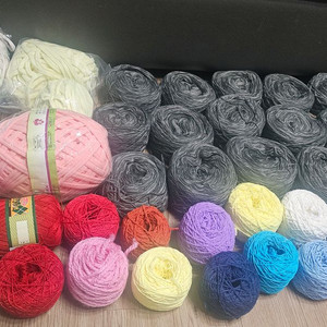 뜨개실 모음.득템하세요