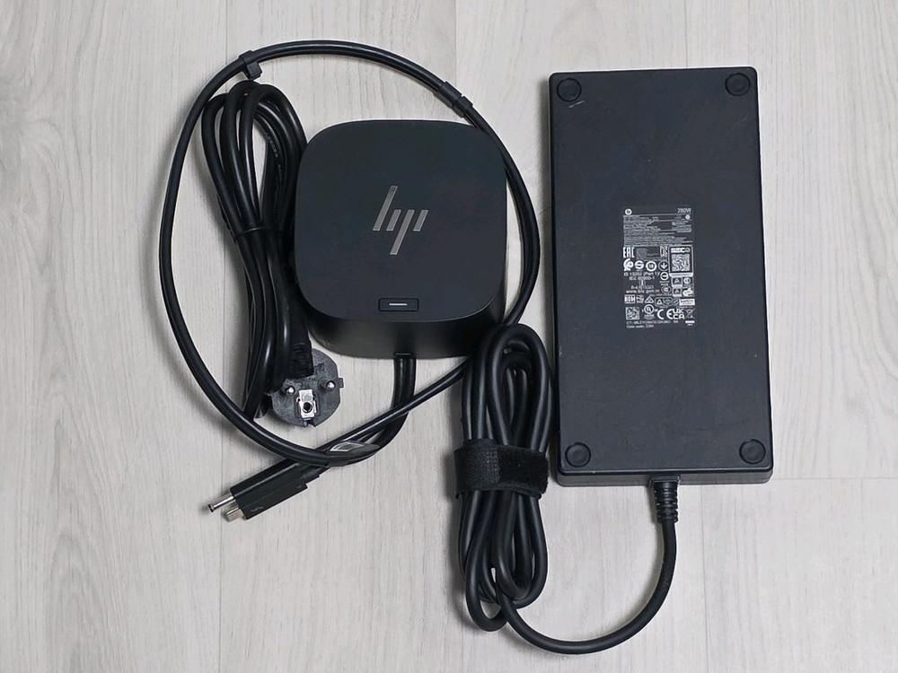 HP 썬더볼트4 G4 도킹스테이션 280W 썬더볼트4 독 (4K 120Hz 지원) + 120W HP 정품 어댑터--0