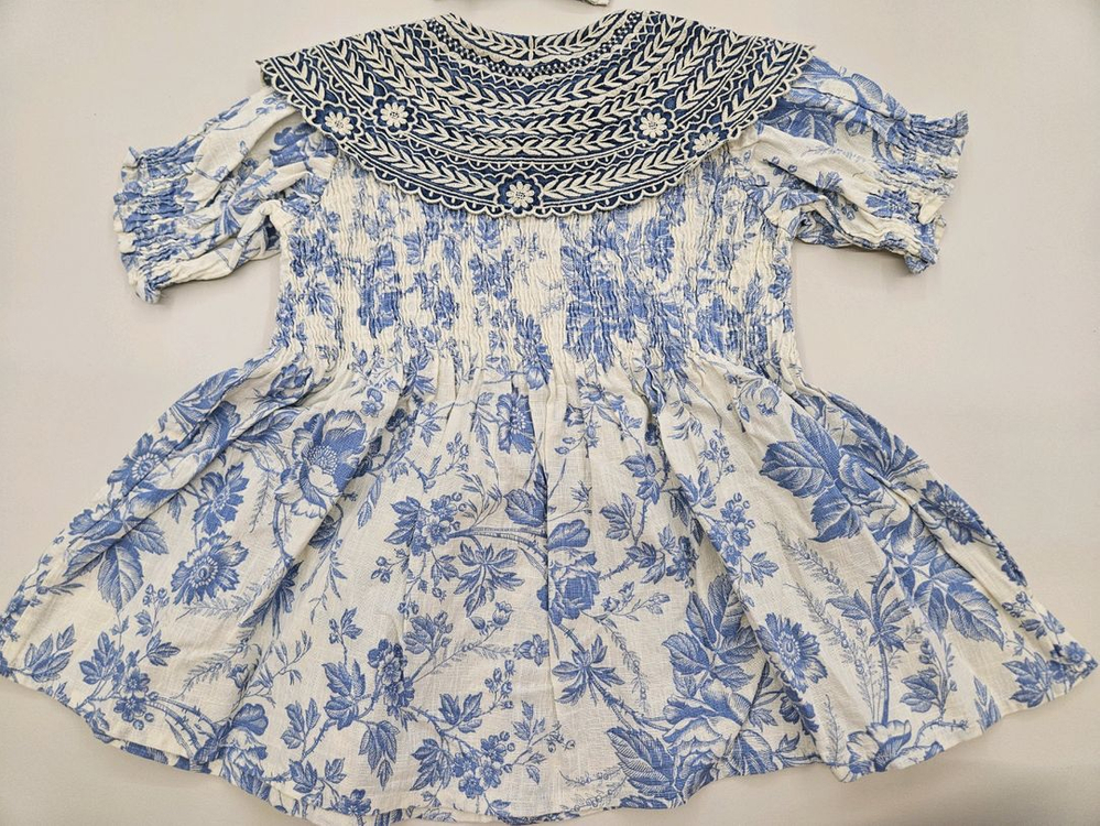 봉주르다이어리 블루디올 + 체크튜닉4Y--3