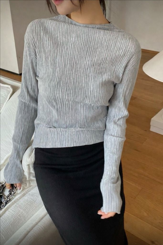 <새상품> 주름 블라우스 3color--4