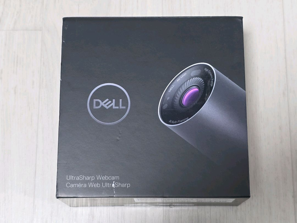 델 울트라샤프 4K 웹캠 WB7022 UHD 카메라 화상회의 방송용 웹캠--0