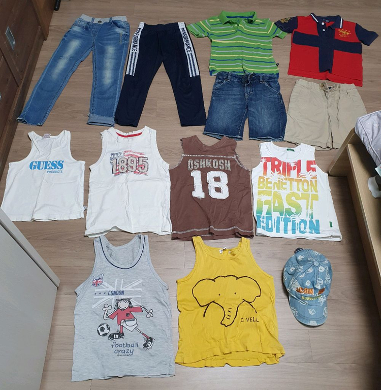 남아옷 4~5세 박스판매ㅡ점퍼.폴로.짚업.모자 등 택포 이미지