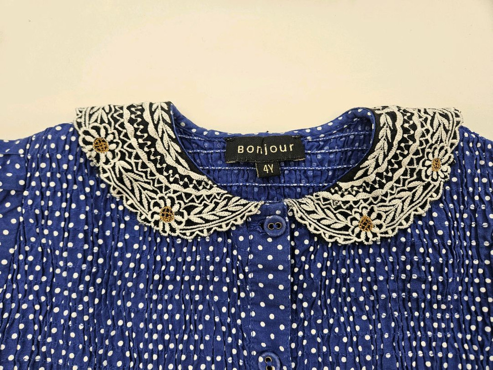 봉주르다이어리 파땡 블라우스 4Y--2