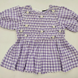 봉주르다이어리 보라 블라우스 4Y