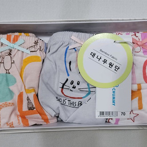 첨이첨이 여아삼각팬티 70호 3매입 1박스 새상품