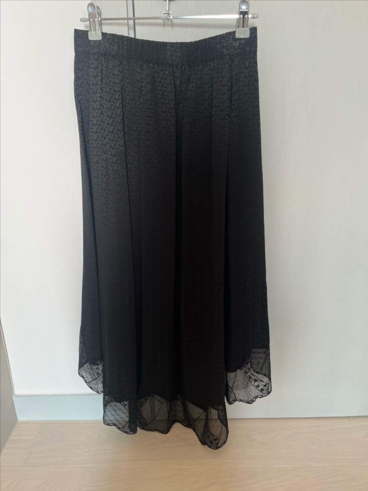 쟈딕엔볼테르 실크 롱스커트--2