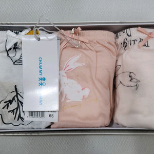 첨이첨이 여아삼각팬티 65호 3매입 1박스 새상품