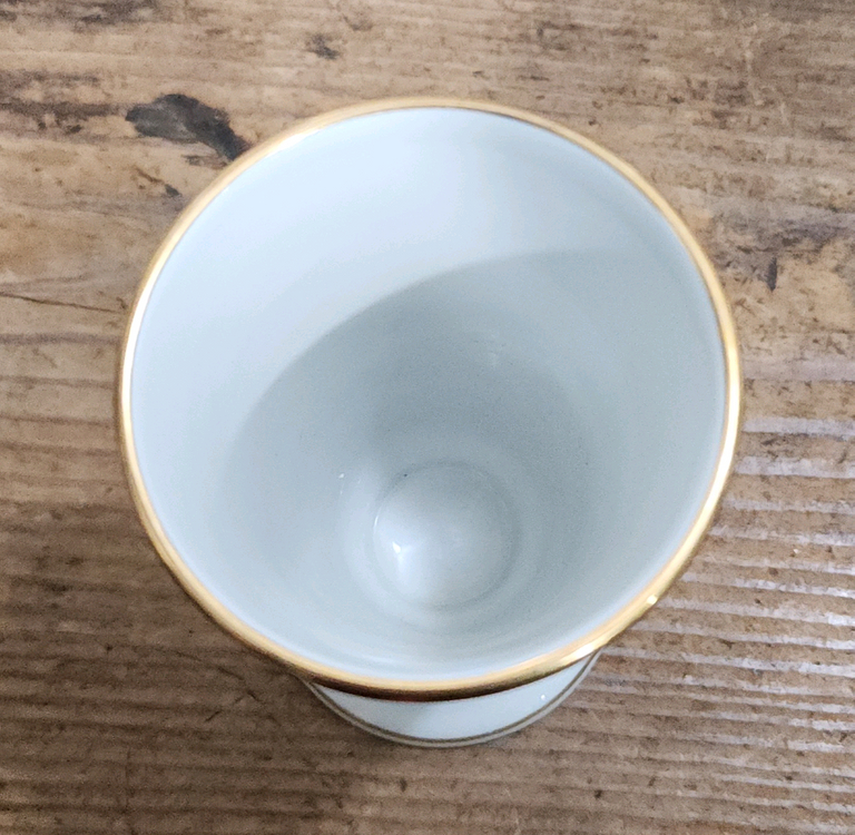 프랑스 리모지 금장 잔.--2