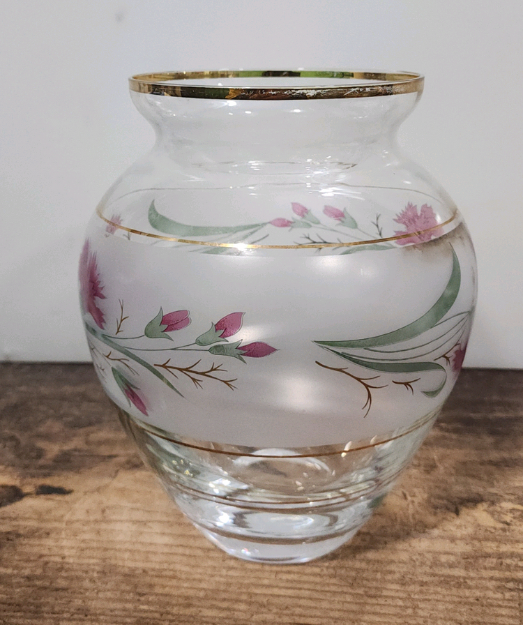 체코 보헤미아 화병.--2