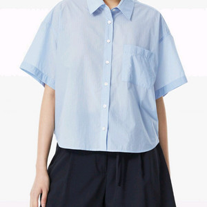 톰보이 스트라이프 반팔셔츠