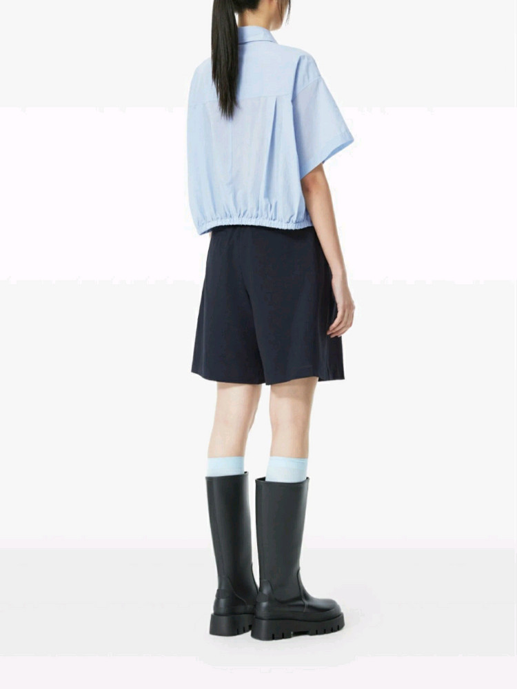 톰보이 스트라이프 반팔셔츠--2