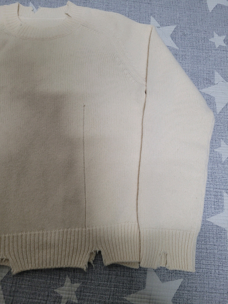 메종 마르지엘라 아이보리 니트 M--3