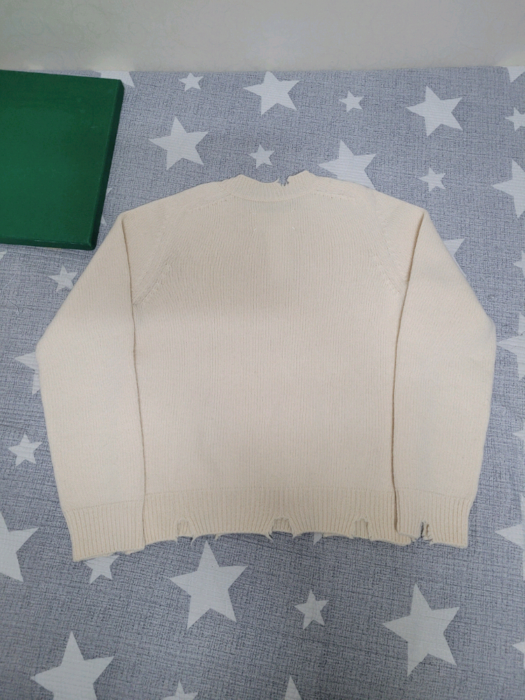 메종 마르지엘라 아이보리 니트 M--5